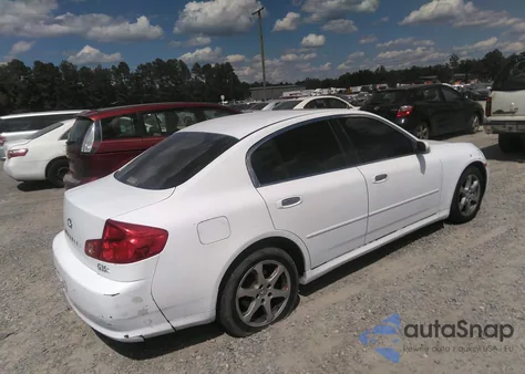 2005 Infiniti G35X z USA, uszkodzony, nr VIN JNKCV51F05M305124